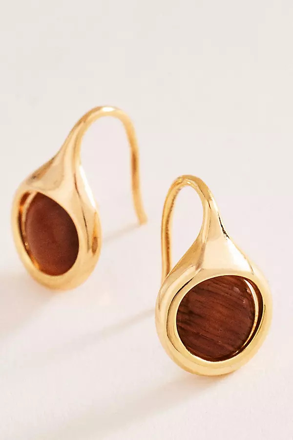 Stone Fishhook Earrings | Anthropologie (US)