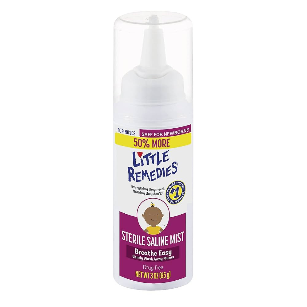 Little Remedies Sterile Saline Nasal Mist, Safe for Newborns, 3 oz | Amazon (US)