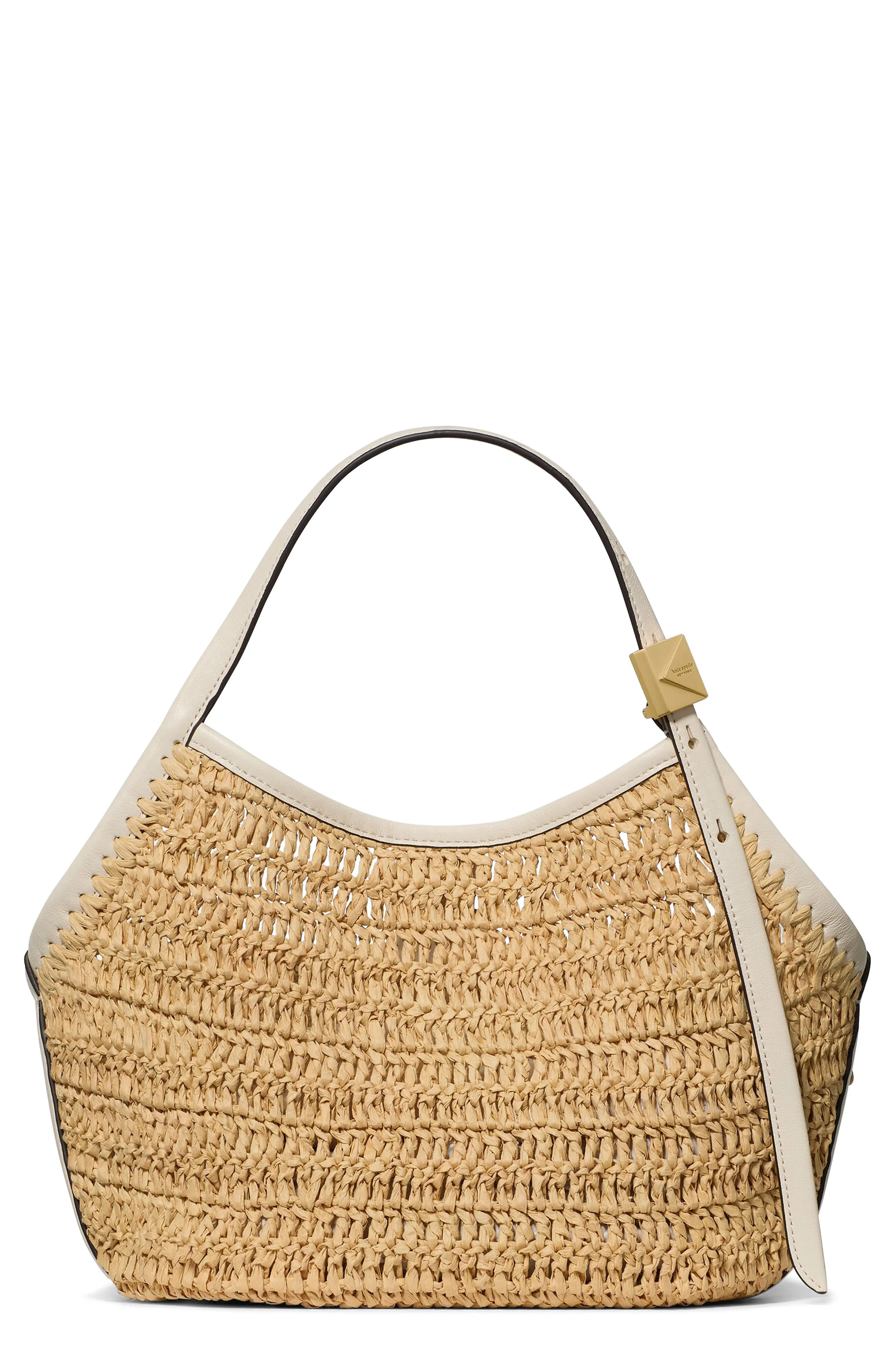 deco straw small tulip tote bag (Women) | Nordstrom | Nordstrom