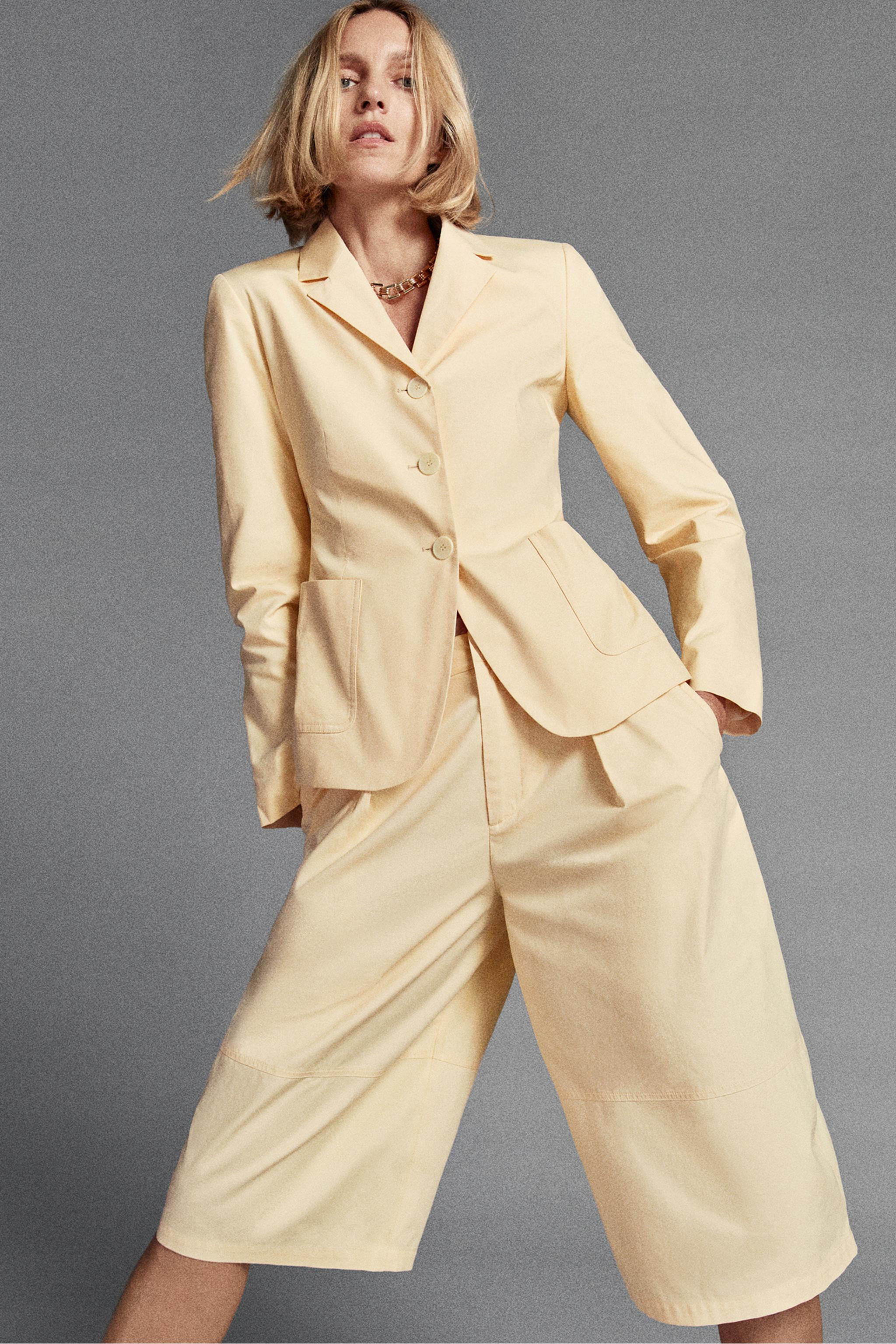ZW COLLECTION POPLIN BLAZER | Zara US