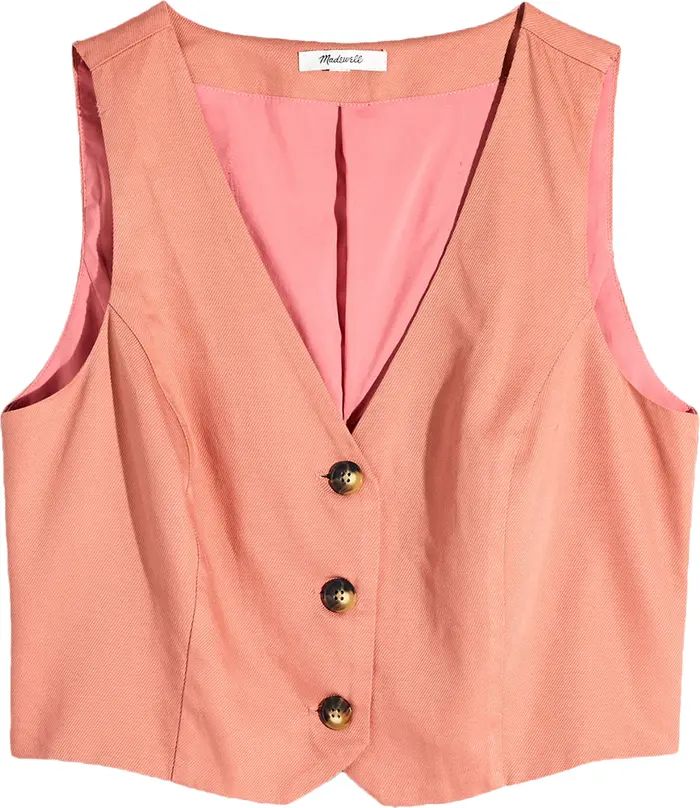 Madewell Katrina Crop Vest Top | Nordstrom | Nordstrom