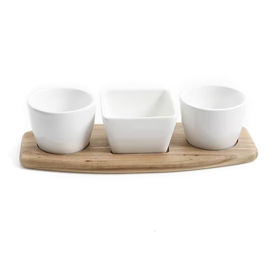 Gibson Ceramic Divided Tray | JCPenney