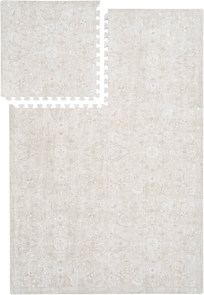 Premium Exercise & Baby Foam Play Mats - Stylish & Large Non-Toxic Odorless Floor Mat - 6 Tiles -... | Amazon (US)