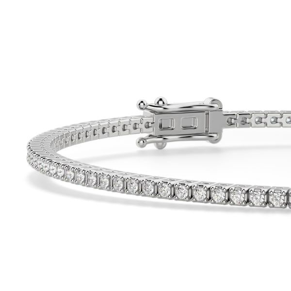 Round Cut Tennis Bracelet (1.00 Carat) | Diamond Nexus