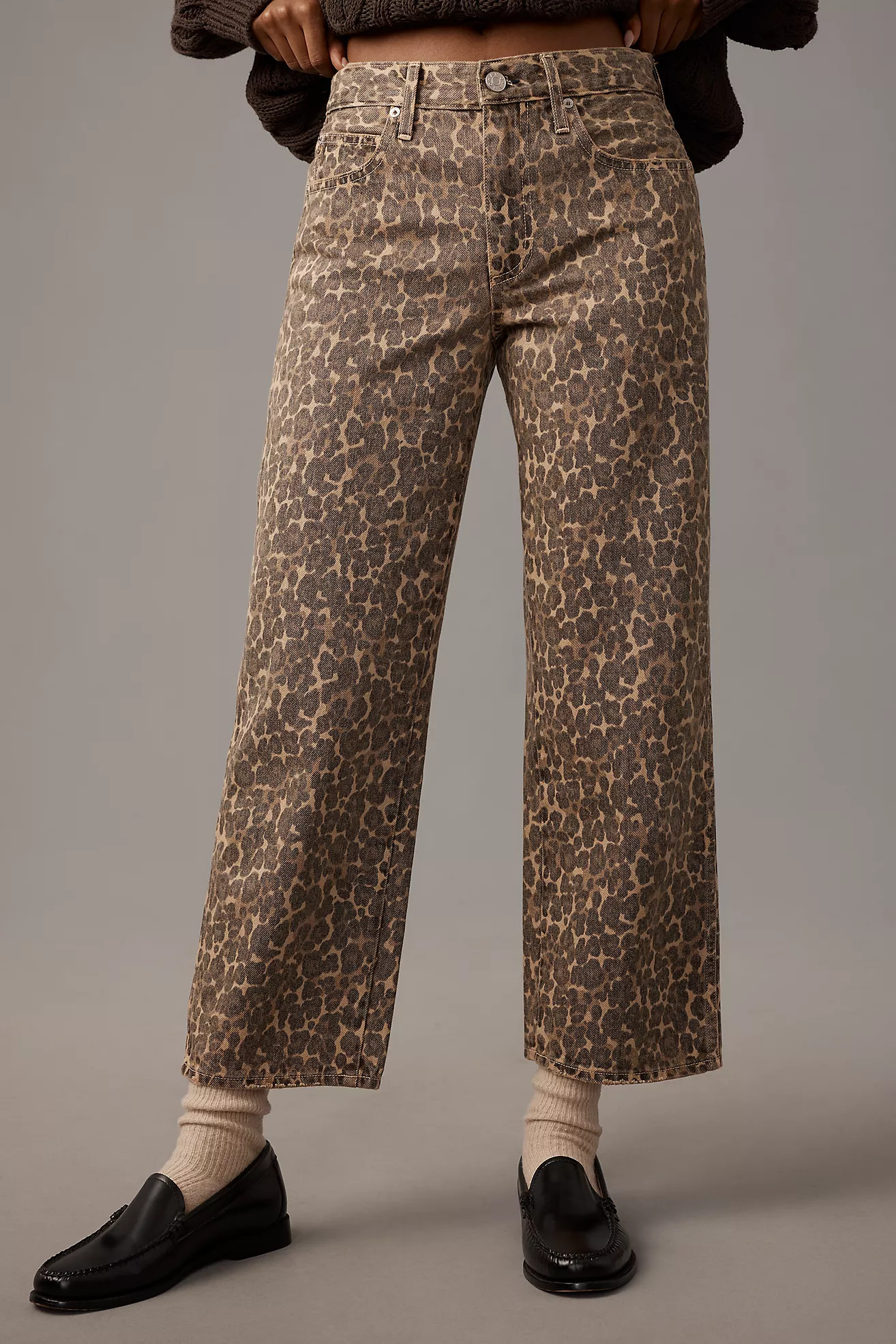 AMO Billie Mid-Rise Straight-Leg Jeans | Anthropologie (US)