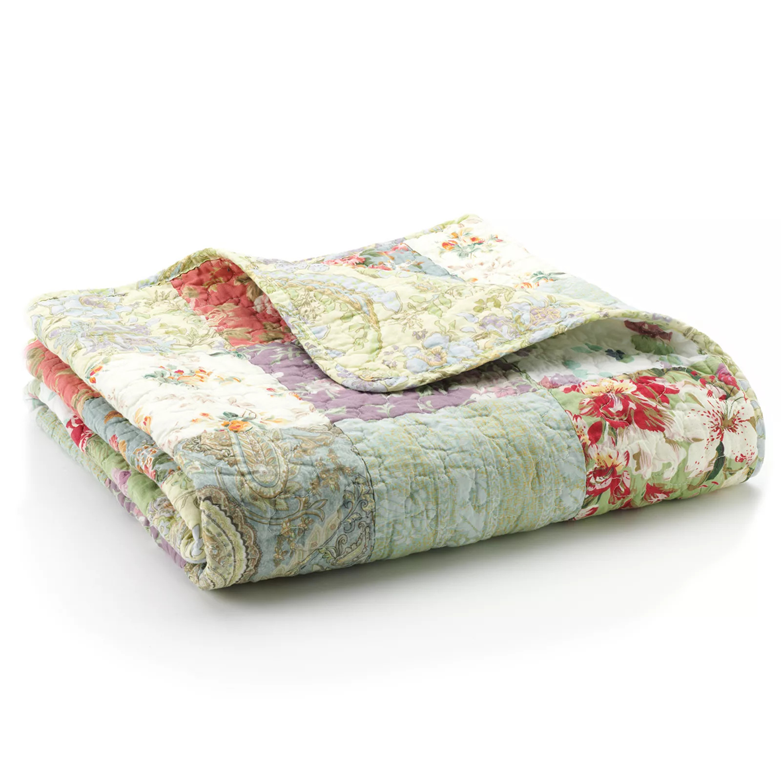Blooming Prairie Quilted Throw | Kohl's
