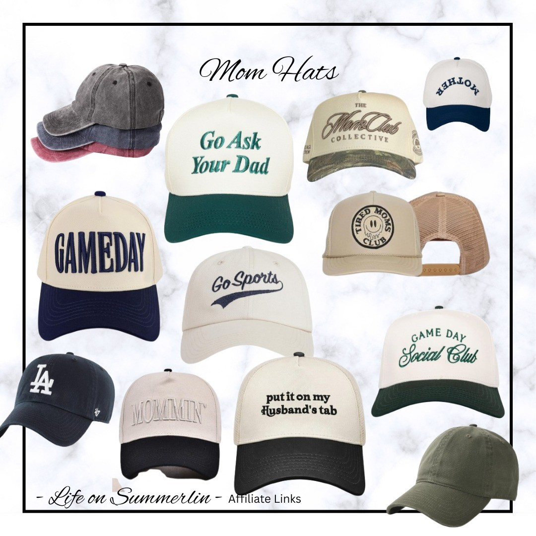 Mom Hats! I dont go out in the sun with out one. 

#LTKmomlife #LTKSeasonal #LTKActive