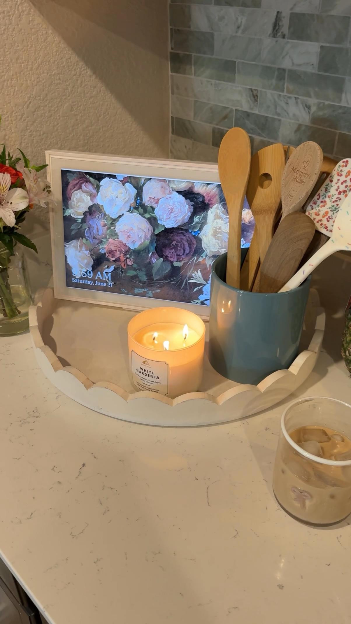 Saturday morning kitchen reset! I decided to take the family photos off my skylight calendar and add in some vintage artwork. Give me that really classic feeling in the kitchen 

#LTKFamily #LTKSummerEdit #LTKHome