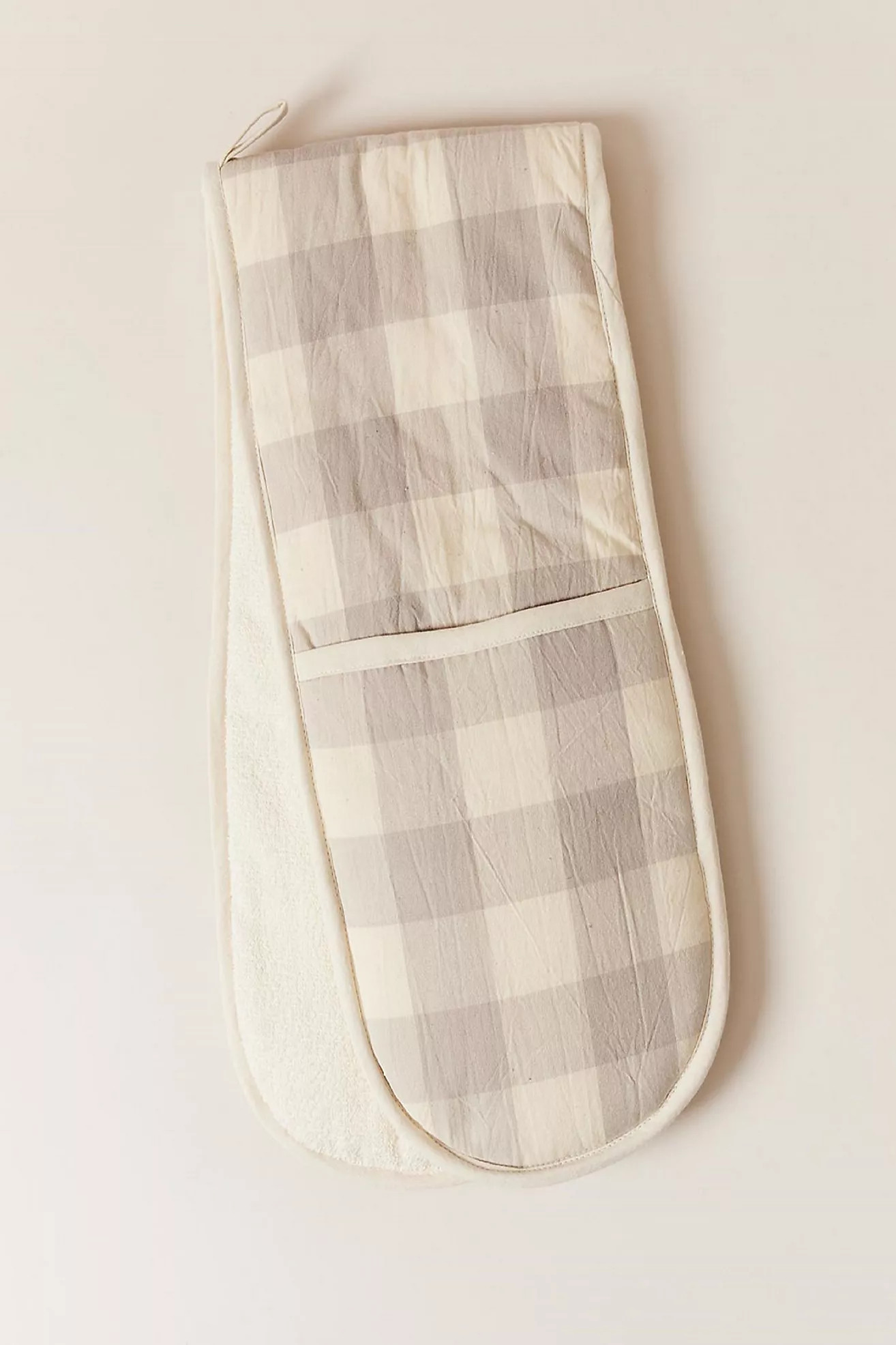 Farmhouse Pottery Double Oven Mitt - Farmer's Gingham | Anthropologie (US)