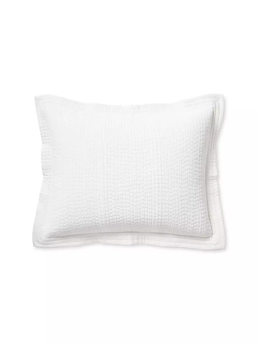 Cortina Cotton Silk Sham | Serena and Lily