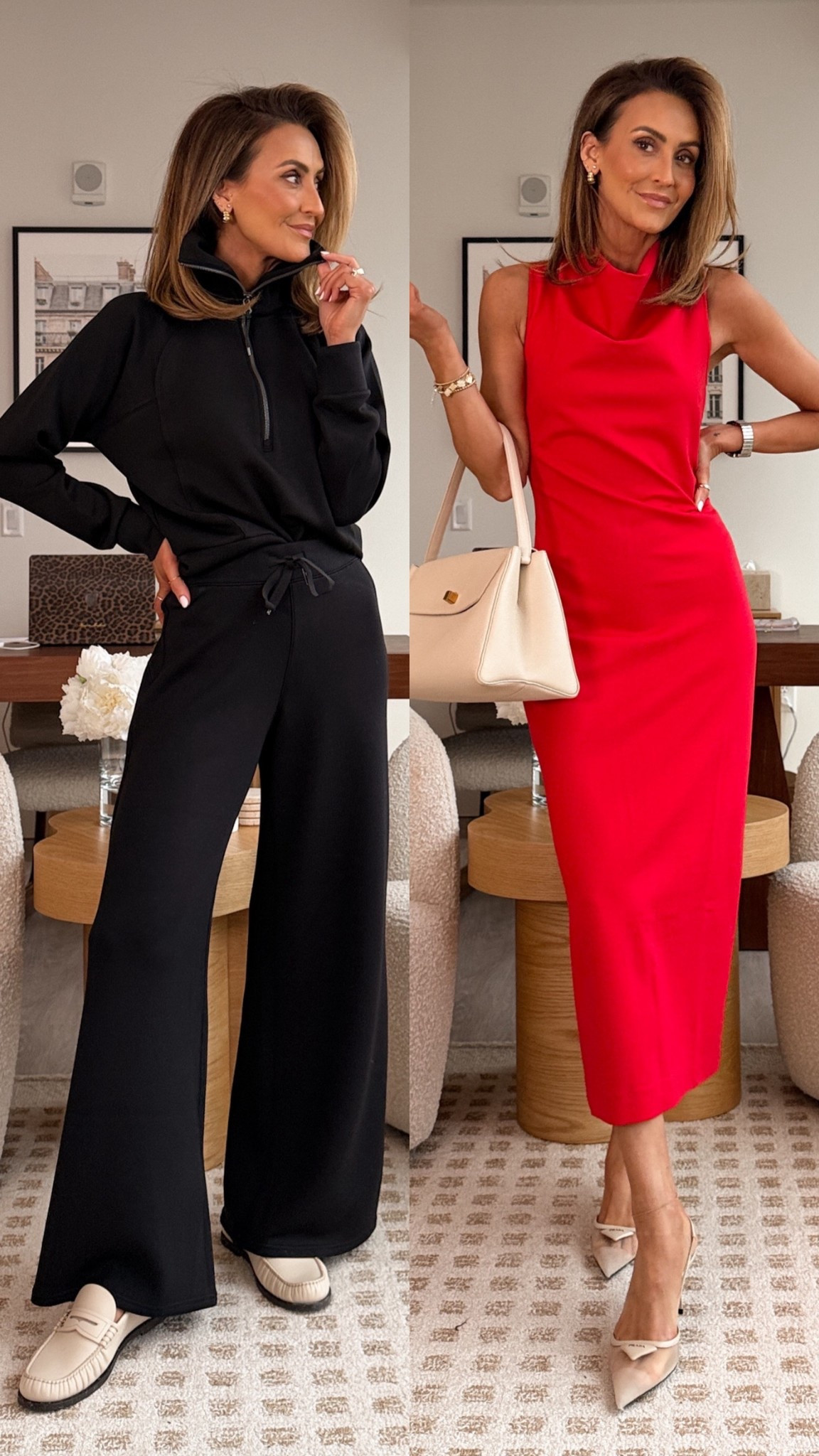 Newest Spanx air essentials set and a dress that is perfect for the holidays and beyond! Size small on top and bottom, I recommend sizing down on dress! 
Code: KARINAXSPANX for 15% off your first order + free shipping. 

#LTKootd #LTKTravel #LTKHoliday