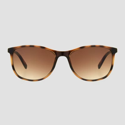 Women's Tortoise Shell Print Surf Shade Sunglasses - Universal Thread™ Brown: Scratch-Resistant, UV Protection | Target
