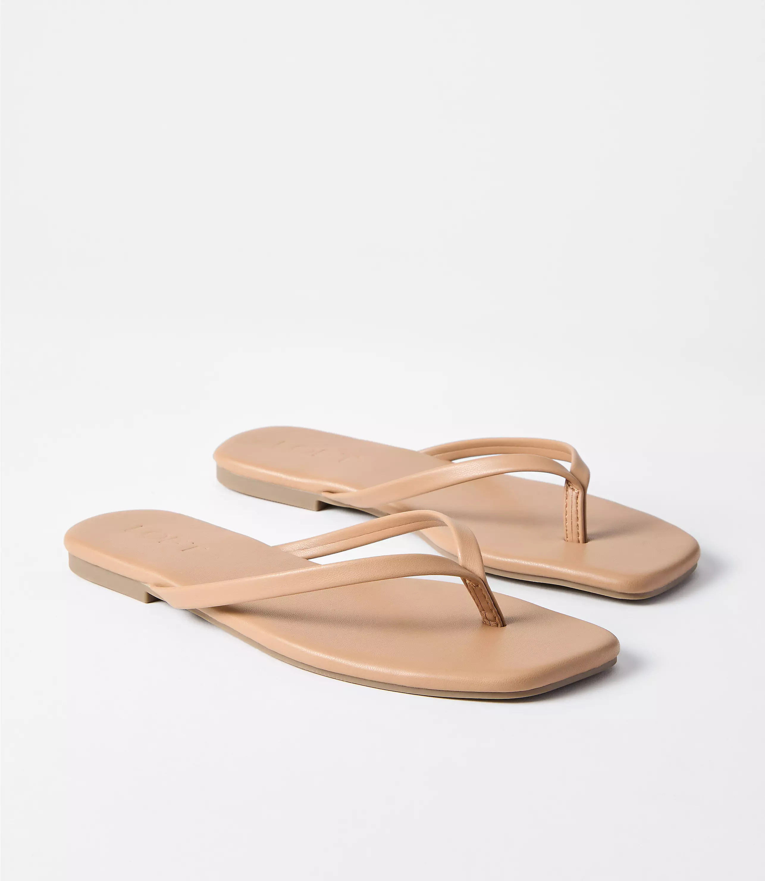 Square Toe Flip Flops | LOFT