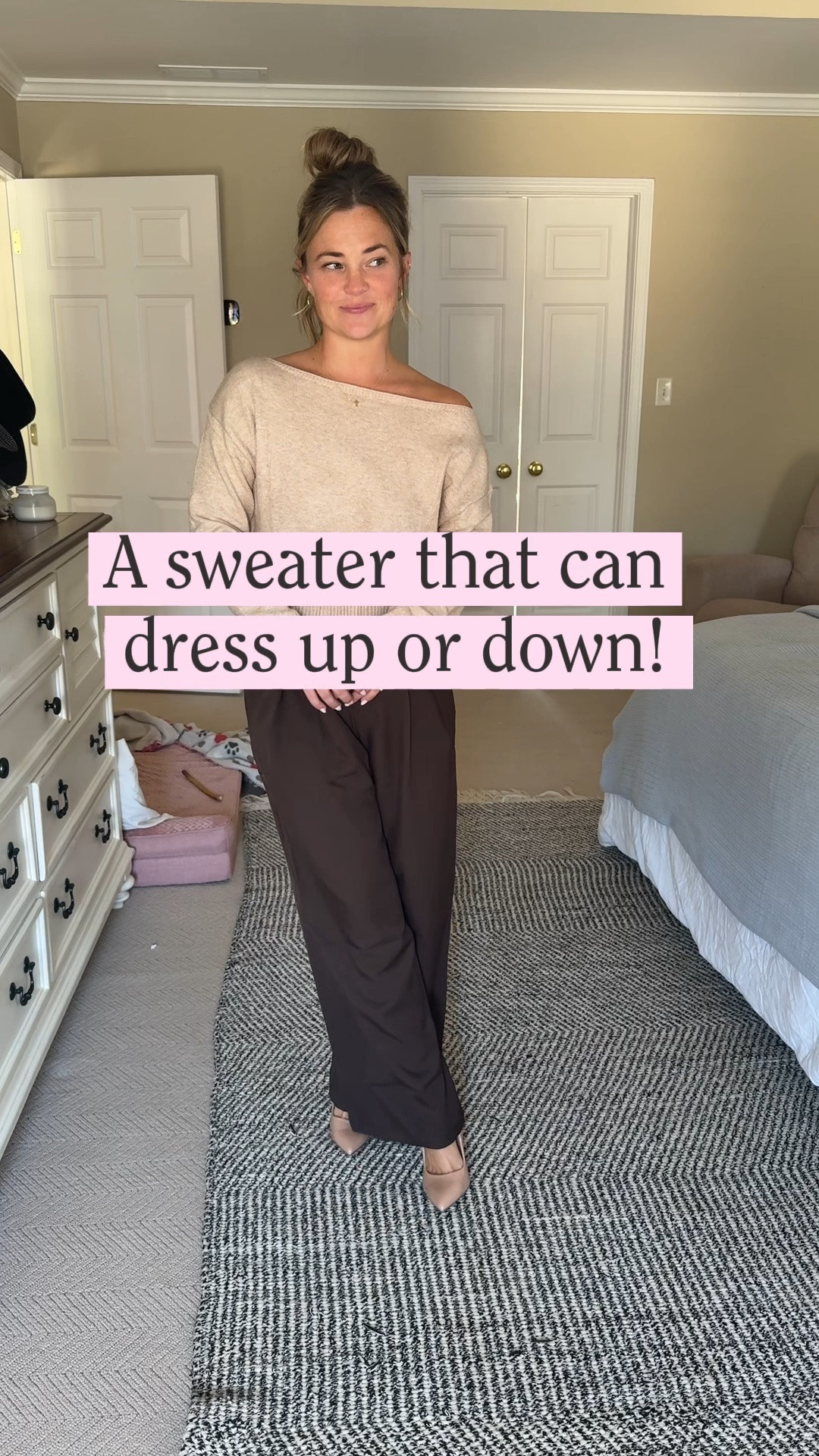 A sweater that can be worn so many different ways.

#LTKootd #LTKgrwm #LTKWorkwear