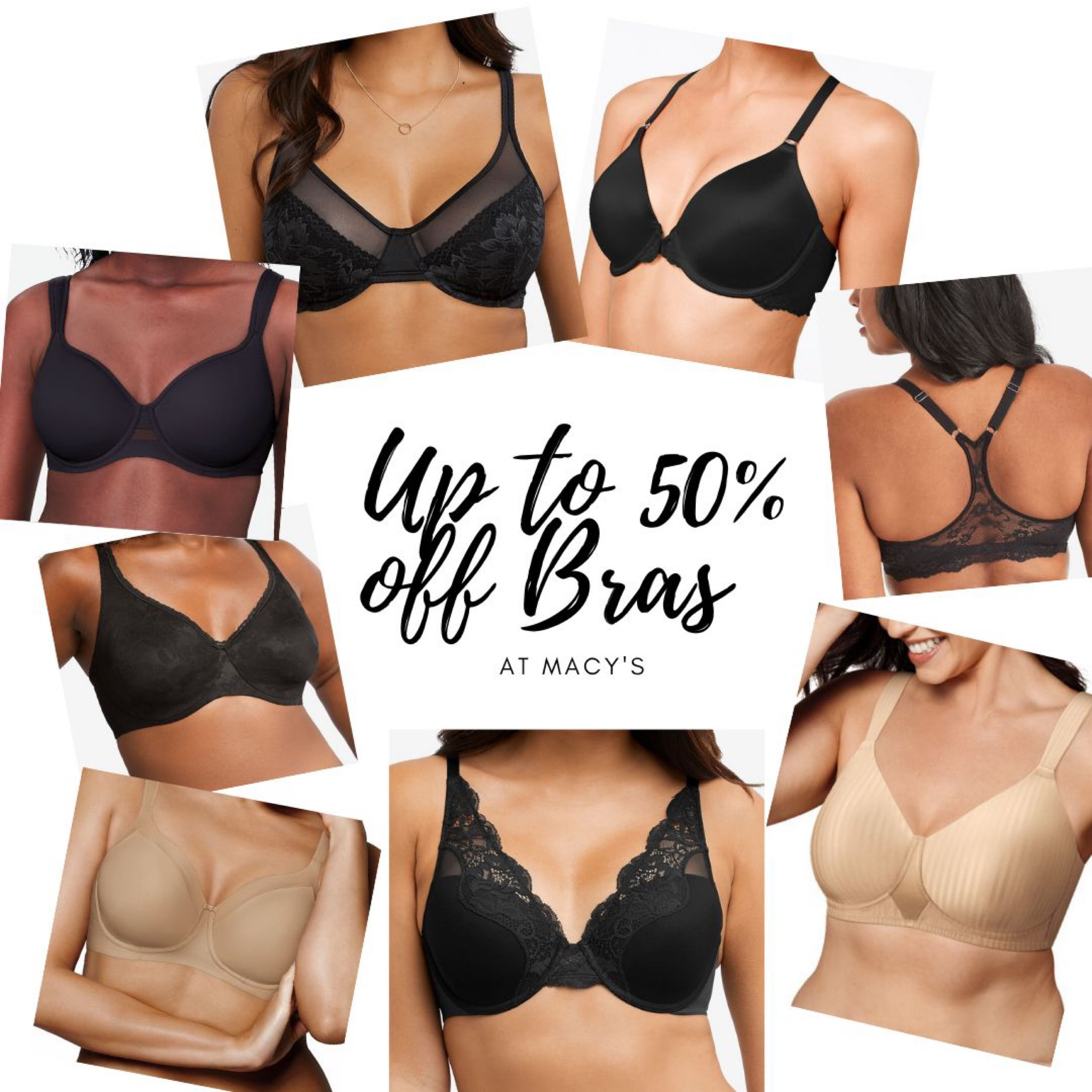 Last weekend I went to Macy's and stumbled on a up to 50% off sale on bras. I found some of the most comfortable, sexy, and silhouette friendly bras. I walked out with 10 bras that feel amazing (some I doubled in colors). 
All size 38D

#LTKFind #LTKSale #LTKmidsize