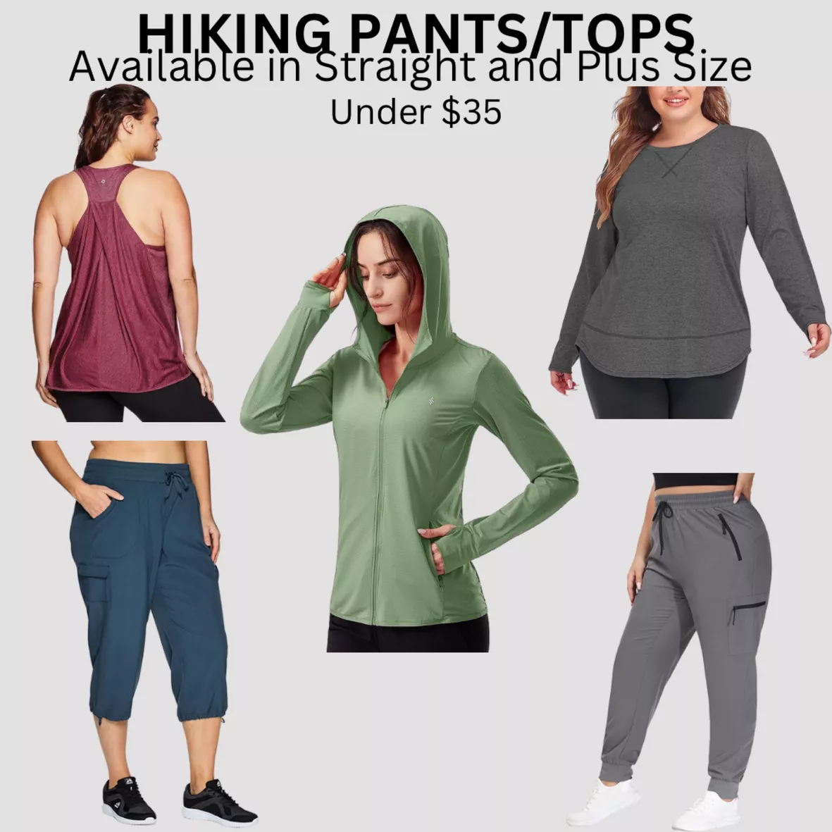 Plus Size Hiking Pants