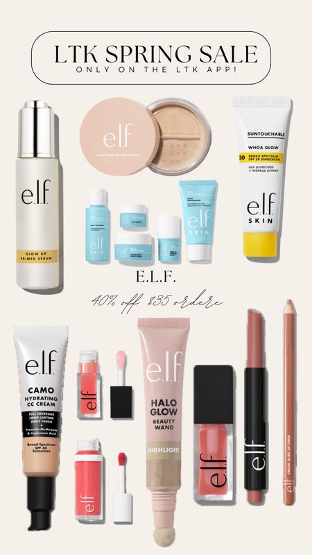 Ltk spring sale elf + elf cosmetics + sale on makeup + skincare + beauty products + spring makeup + summer makeup + eye makeup + lip gloss + makeup routine

#LTKSpringSale #LTKsalealert #LTKbeauty
