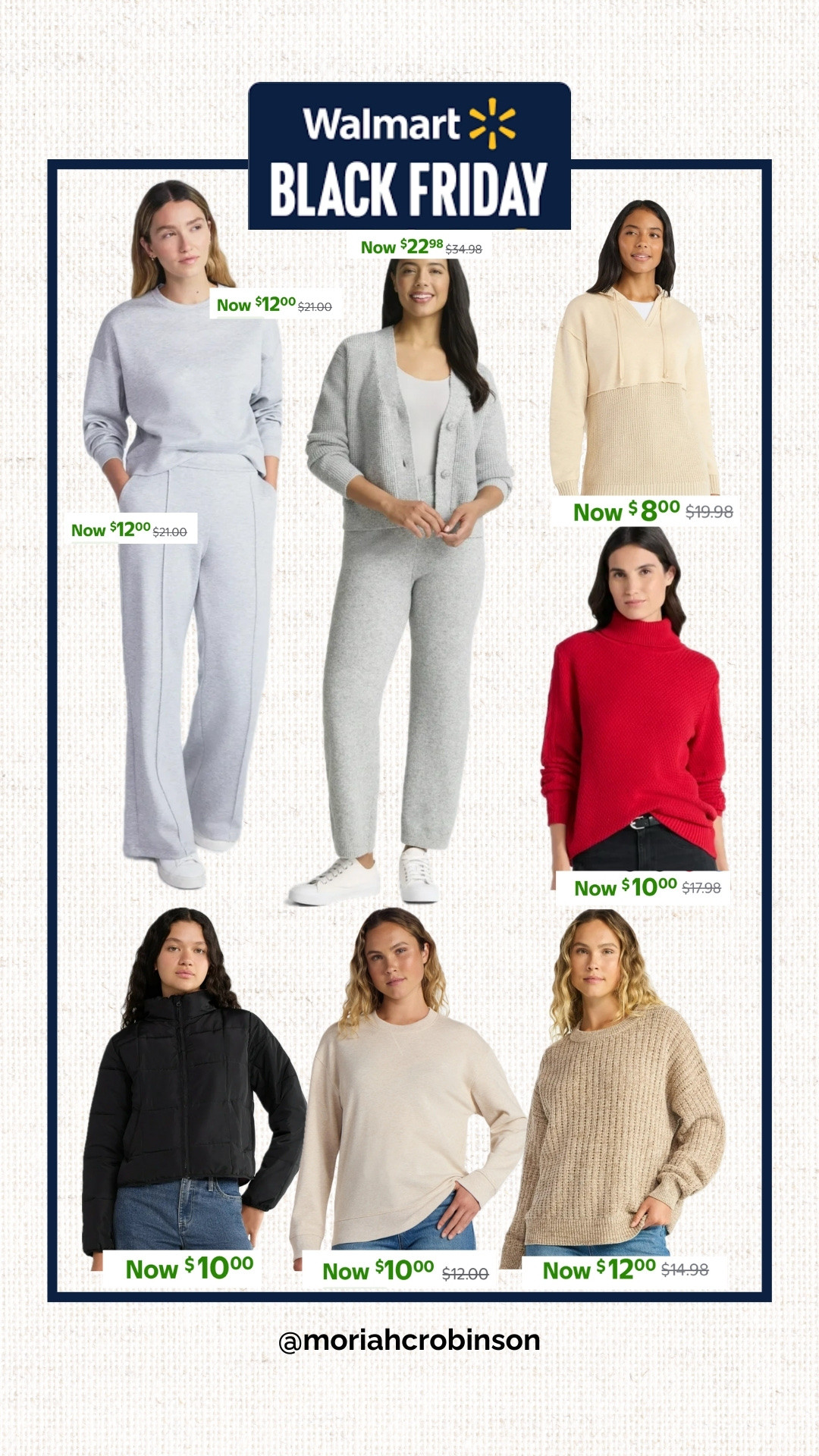 Walmart Black Friday deals on women’s clothing!❤️🎁

Gifts for her, gifts, gift guide, sweaters, lounge set

#LTKSaleAlert #LTKGiftGuide #LTKCyberWeek