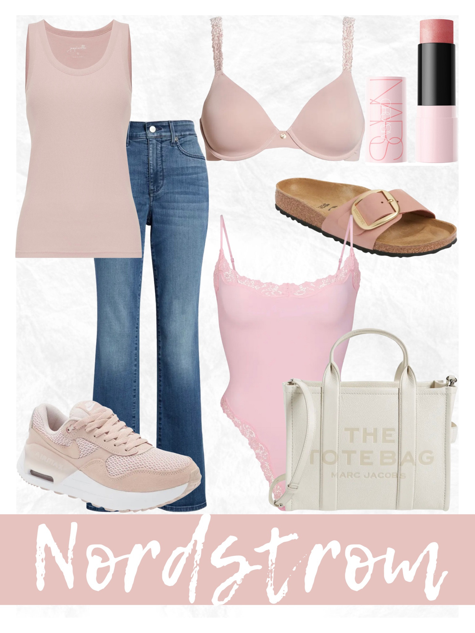 Nordstrom, spring style, Valentine’s Day, bodysuit, Birkenstock, big buckle, sandals, sneakers, Nike, tote bag, skims, bra, lingerie, beauty, denim, tank top

#LTKtravel #LTKSeasonal #LTKstyletip