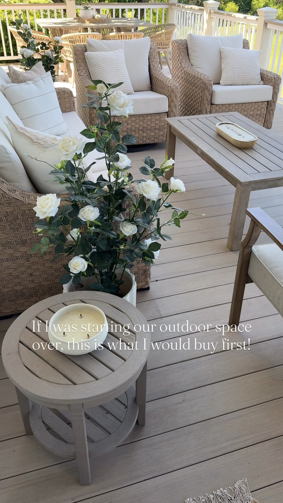 Outdoor finds I would buy first if i was starting our outdoor space all over!

Outdoor furniture, outdoor seating, outdoor dining set outdoor end table, patio furniture, outdoor decor, planter, faux flowers

#LTKHome #LTKSeasonal #LTKSaleAlert