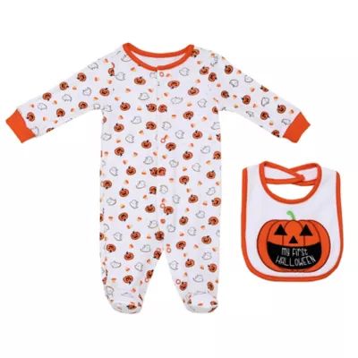 Baby Starters® 2-Piece First Halloween Sleep and Play Footie with Bib Set | buybuy BABY | buybuy BABY
