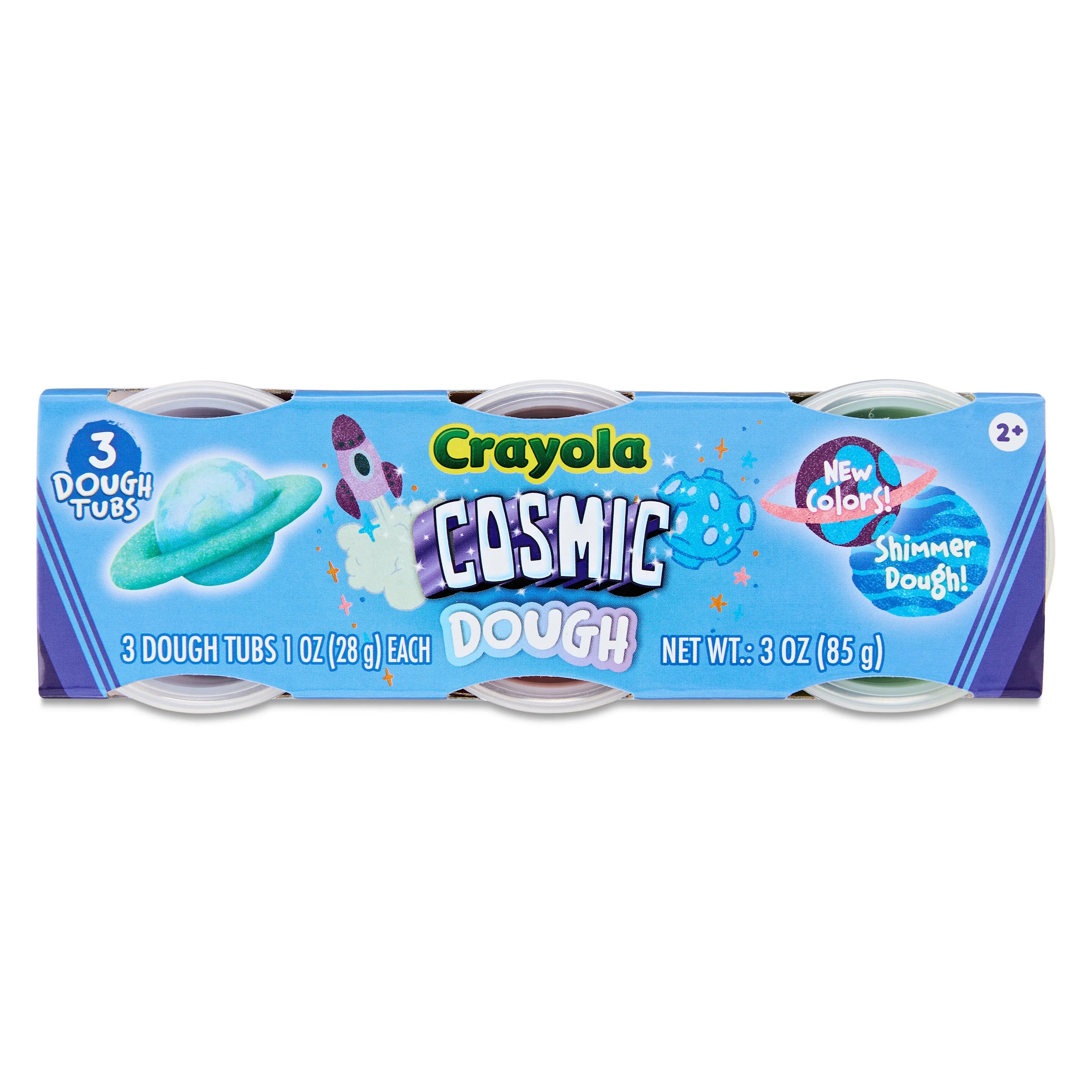Crayola Silly Scents Cosmic Dough 3 Pack, 1oz Tubs | Walmart (US)