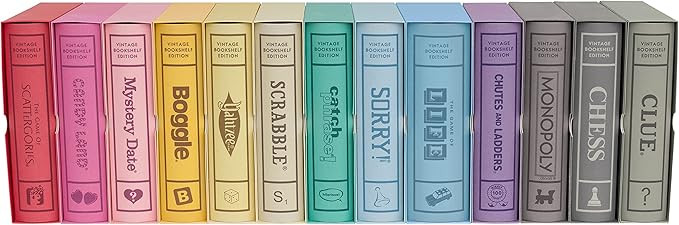 WS Game Company Collection of 13 Vintage Bookshelf Board Games | Amazon (US)