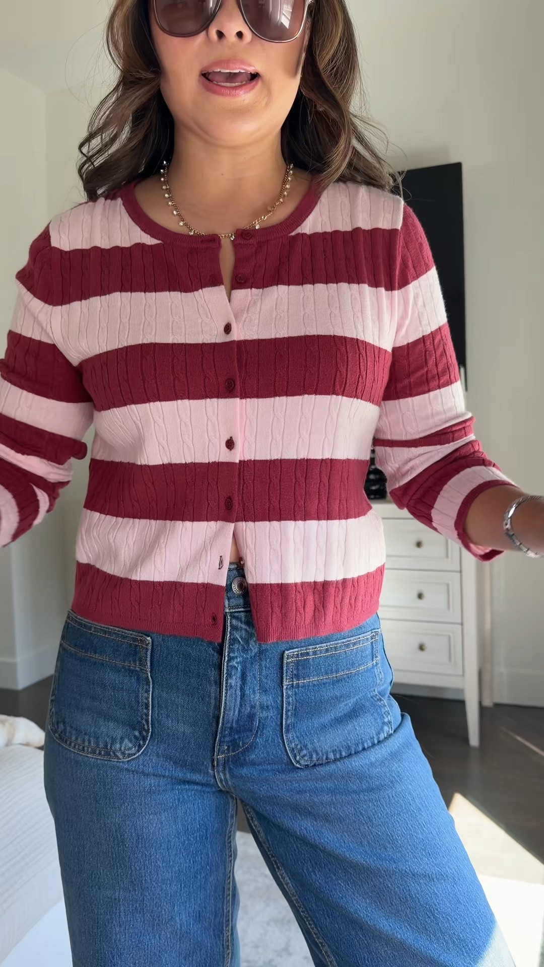 Walmart new Fall arrivals  

Cardigan - large 
Jeans / 6

#LTKootd #LTKSeasonal #LTKOver40