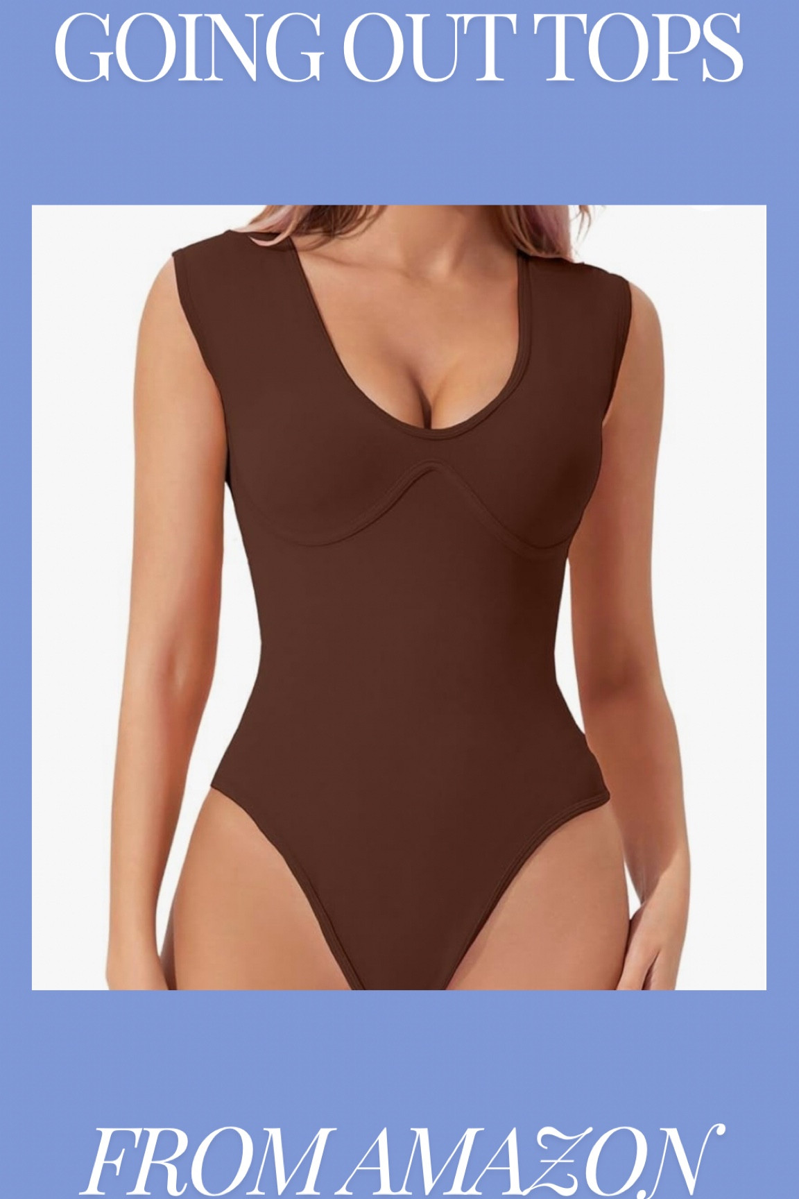 going out top from amazon! skims dupe top. fitted going out top! super easy to throw on and pair with jeans for a night out in college or with the girls!!! would also be perfect for a dinner date night or going to grab drinks! 

#LTKU #LTKFindsUnder50 #LTKStyleTip