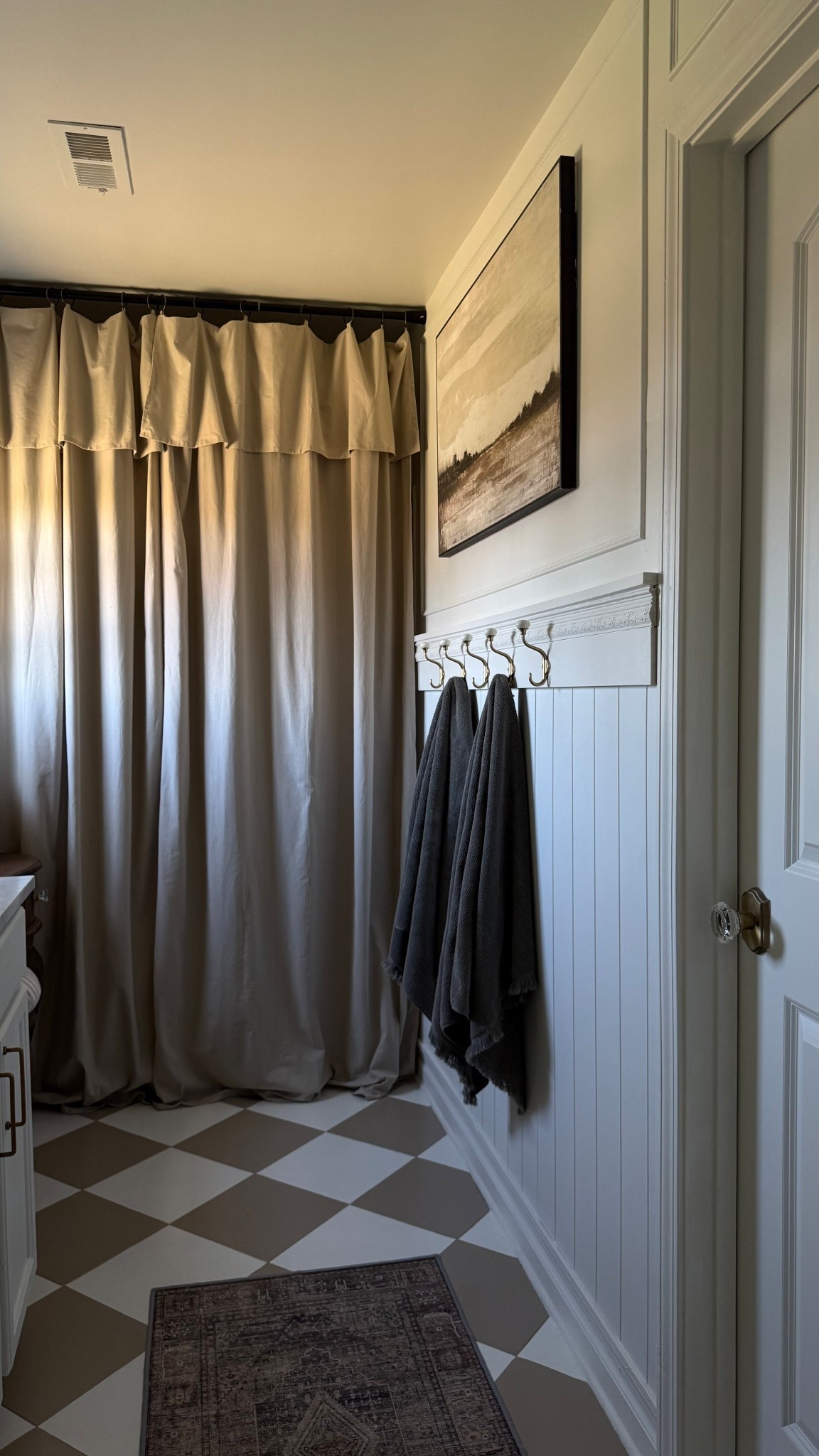 Bathroom accent wall 🤎

#LTKSaleAlert #LTKHome