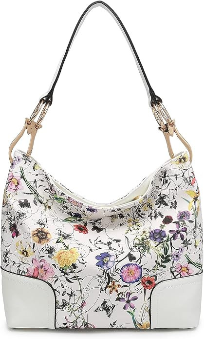 Dasein Women Hobo Bags Shoulder Purses Hobo Handbags Big Hook Hardware and Wide Strap | Amazon (US)