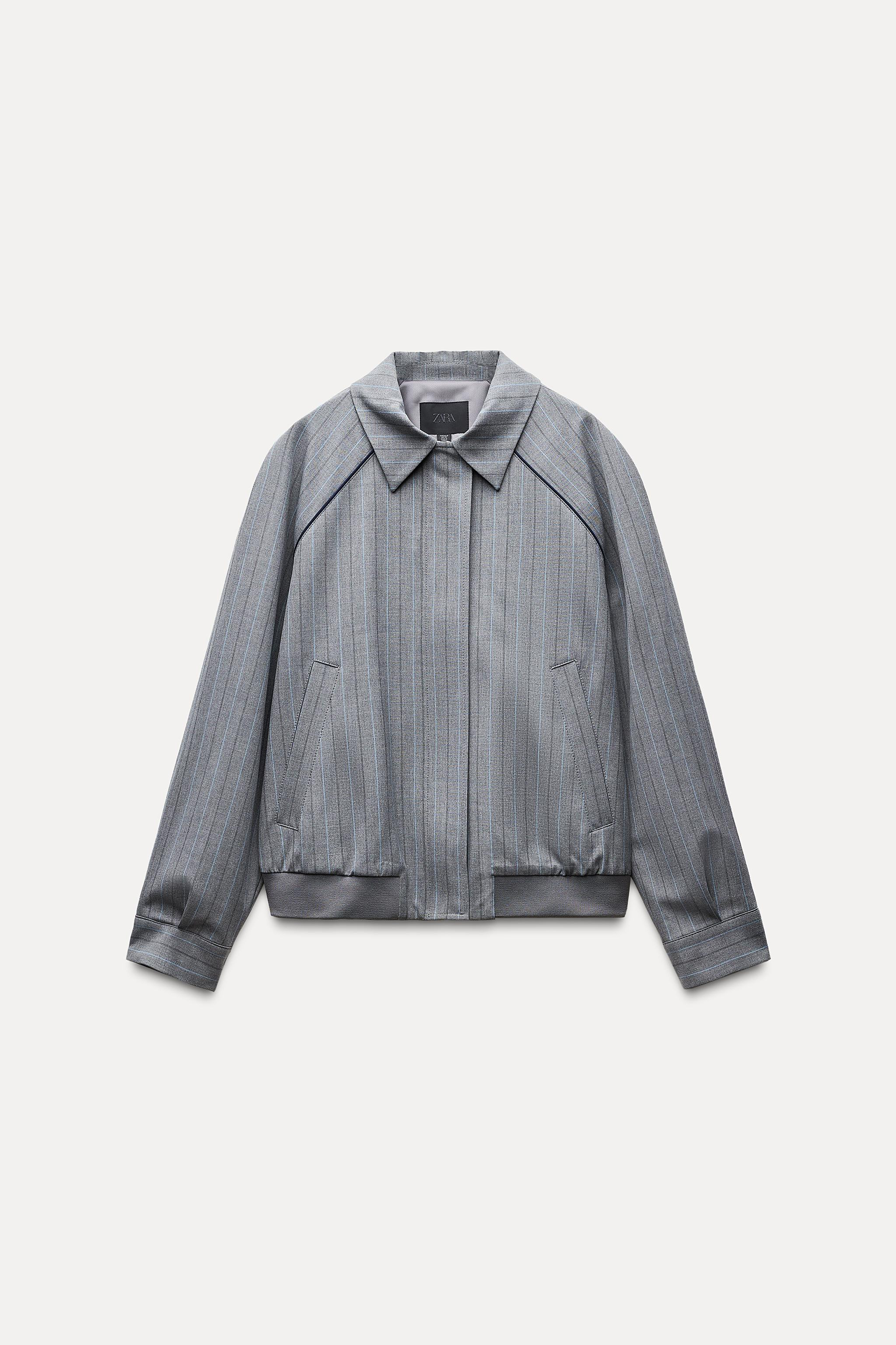 STRIPED BOMBER JACKET | Zara US