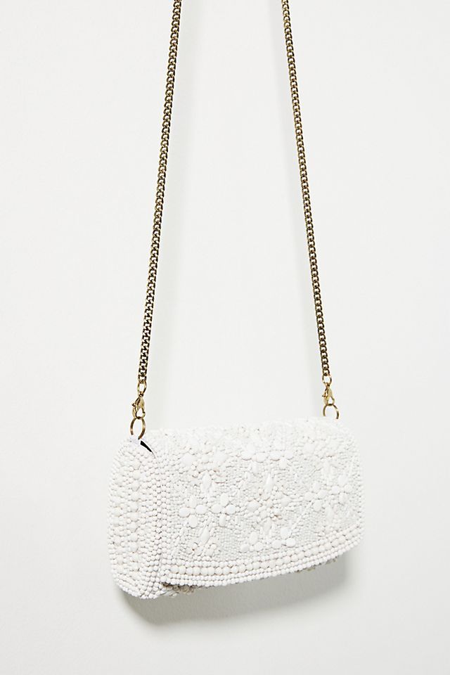 Tonal Beaded Crossbody Bag | Anthropologie (US)