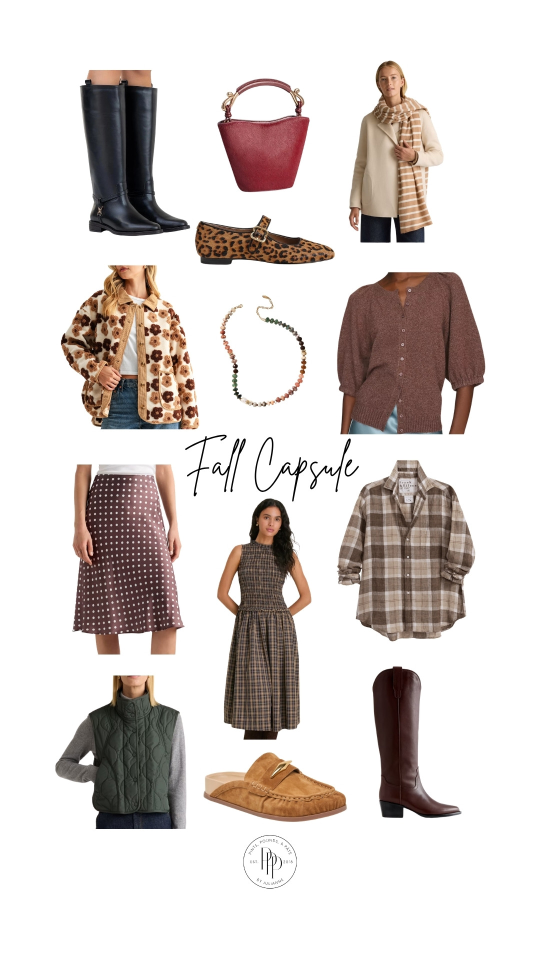 This fall capsule has it all... The riich colors, playful prints, easy layers, and shoes to complete every look!🍂🤎 

 #LTKootd #LTKSeasonal #LTKTravel