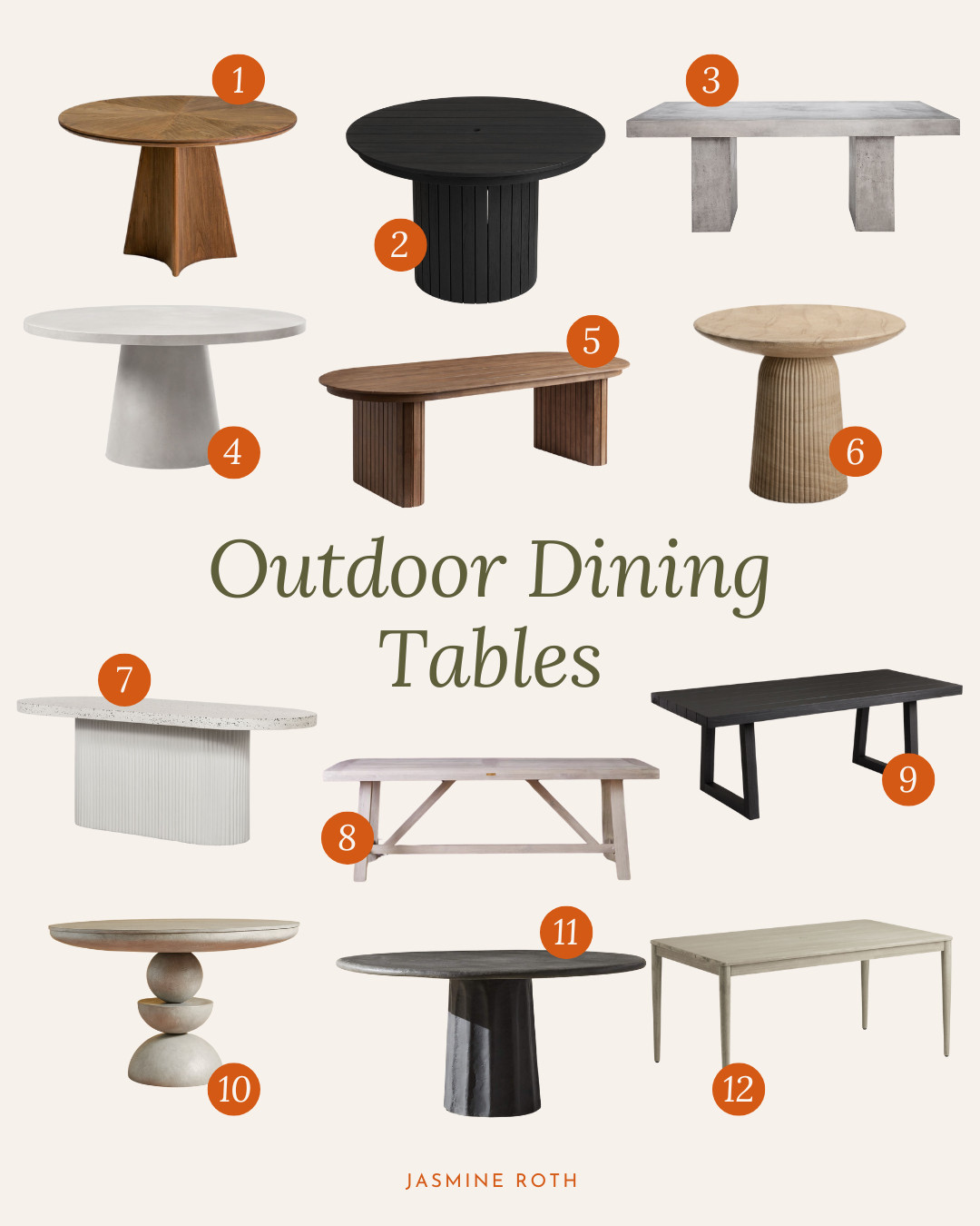 Outdoor Dining Tables  

 #LTKSeasonal #LTKU #LTKHome