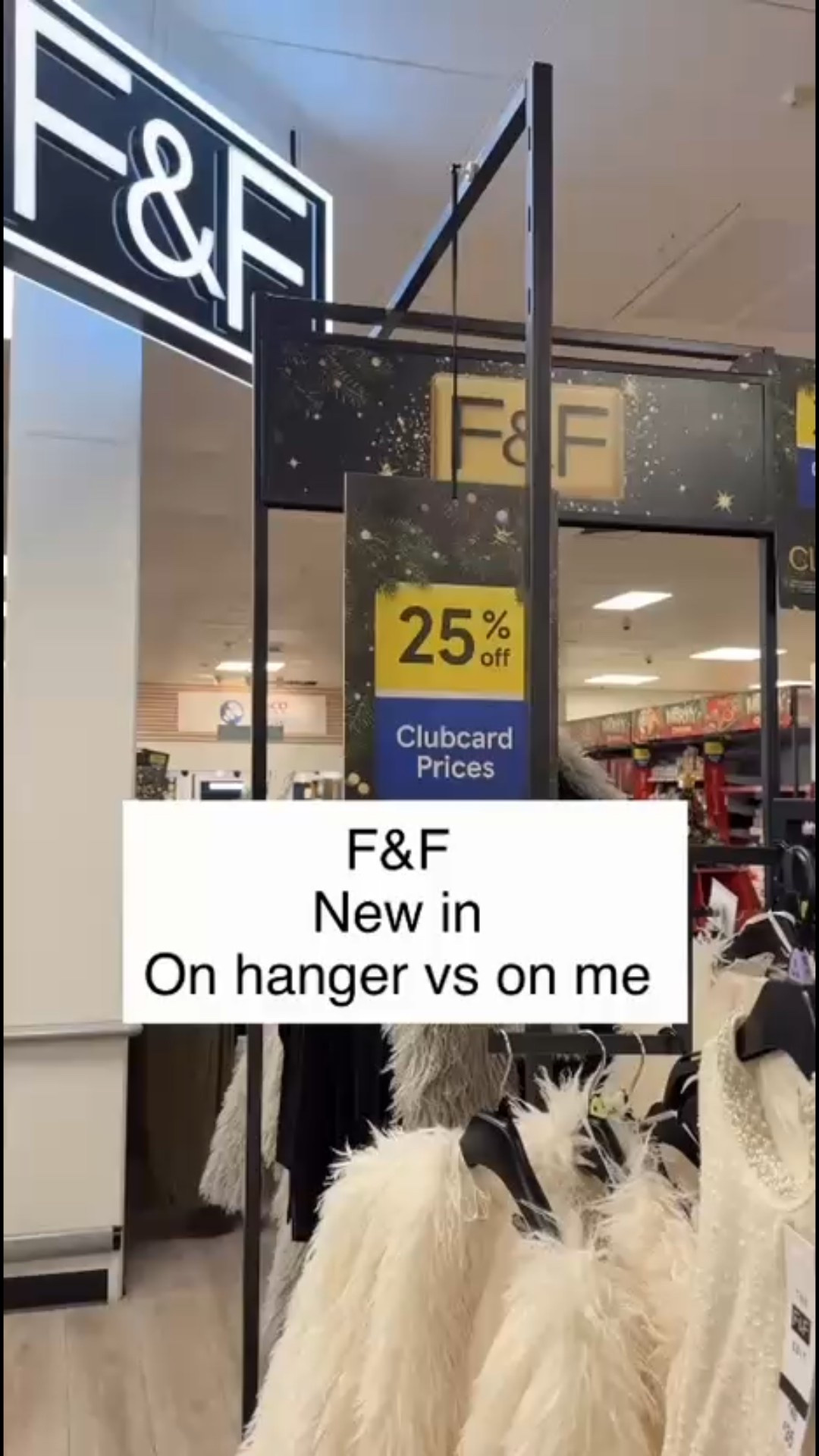 F&F on the hanger vs on me 🫶🏼 Run girls before the 25% off ends!! 

Partywear, festive outfits, shop with me, knitwear, winter wardrobe 

#LTKuk #LTKfestive #LTKwinter