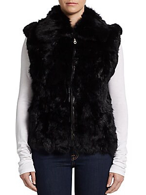 Rabbit Fur Vest | Saks Fifth Avenue OFF 5TH