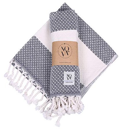 Nova Turkish Hand Towels - Set of 2 Turkish Towels for Bathroom, Gym, Kitchen, SPA - Extra Soft Cott | Walmart (US)