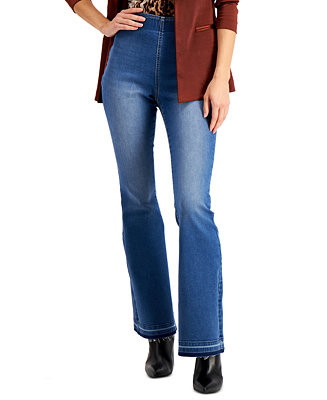 INC International Concepts Women's High Rise Pull-On Flare Jeans, Created for Macy's & Reviews - ... | Macys (US)