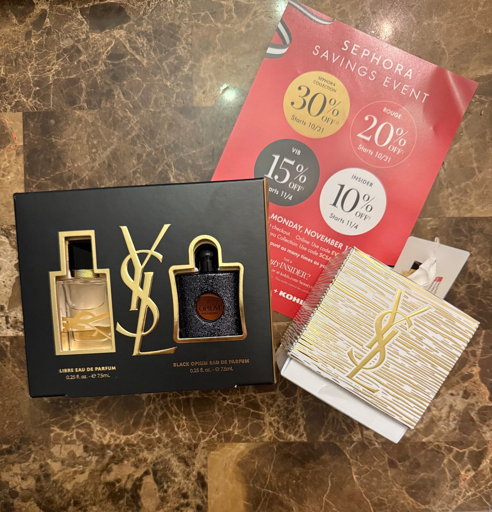 Got a couple mini gift sets since the Sephora sale is going on🎁 10% off everything for insiders 🖤🤍


YSL perfume, YSL gift sets, Sephora, Sephora sale, holiday gifts, gifts for her, under $50, Libre Eau De Parfum, Black Opium

#LTKSaleAlert #LTKHoliday #LTKGiftGuide