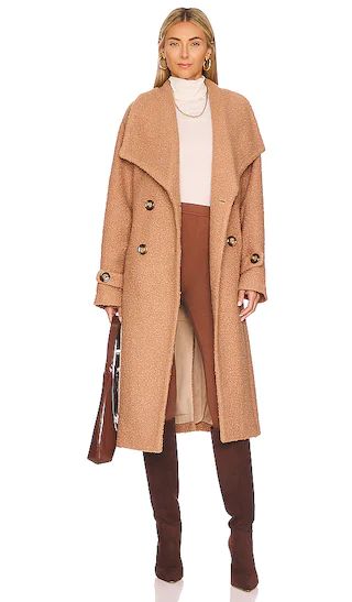 Catalina Coat in Camel | Revolve Clothing (Global)