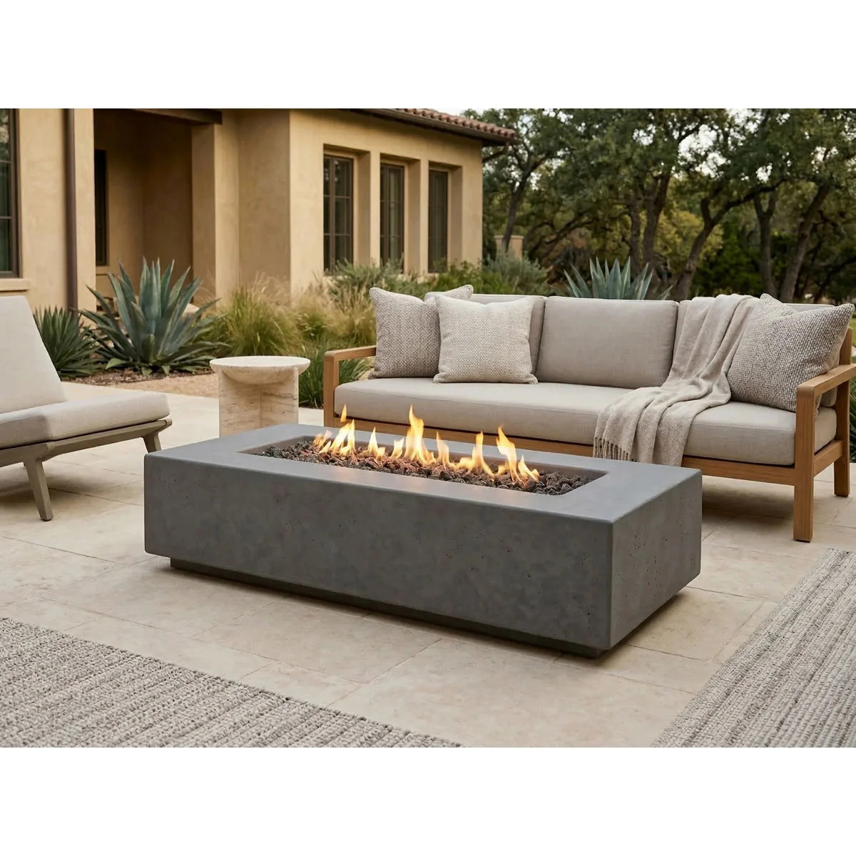 Kaci-Ann Concrete Smokeless Fire Pit | Wayfair North America
