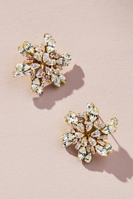 Poinsettia Crystal Earrings | Anthropologie (US)