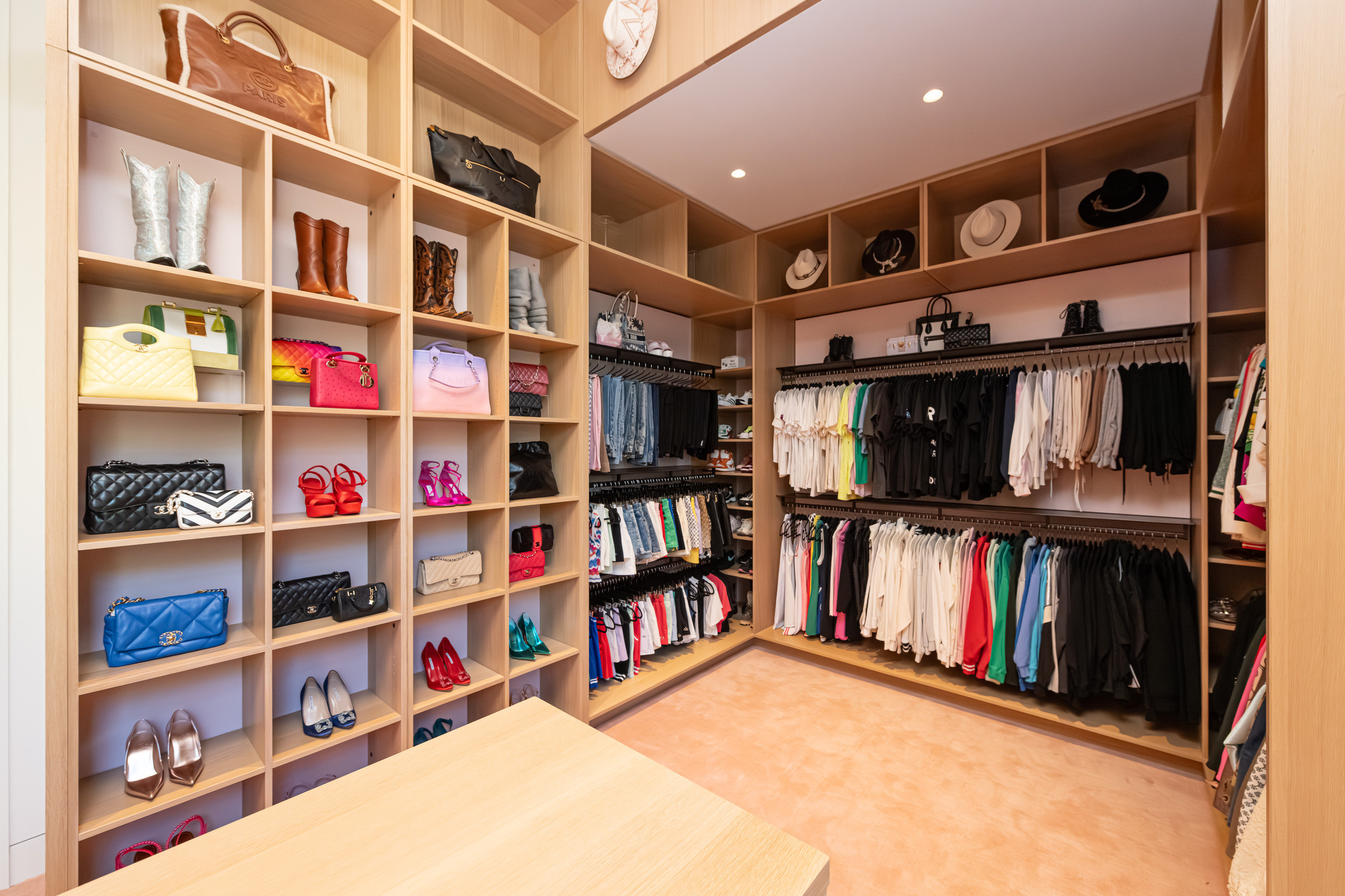 Step inside @angelagarcia’s closet — thoughtfully designed to support a life that is both dynamic and deeply intentional. ✨

Angela has an incredible eye and a beautifully curated collection. Every detail in this space was considered, from the tone and typography of the labels to the selection of hangers, the styling of open shelving, and the way her pieces are displayed with care. The goal was not simply organization, but preservation and presentation, honoring each item while allowing it to be easily worn and enjoyed.

The space tells a story — a reflection of her life as a mother, a partner, a traveler, and a gracious host. Whatever fills her calendar, her closet is prepared to support it, seamlessly and beautifully.

There are so many beautiful details to explore within this space, and throughout their incredible Austin home, where Angela’s style is woven seamlessly into every room.

#angelagarcia #sergiogarcia #newhome #austintexas #closetorganization

#LTKHome

#LTKHome #LTKmomlife