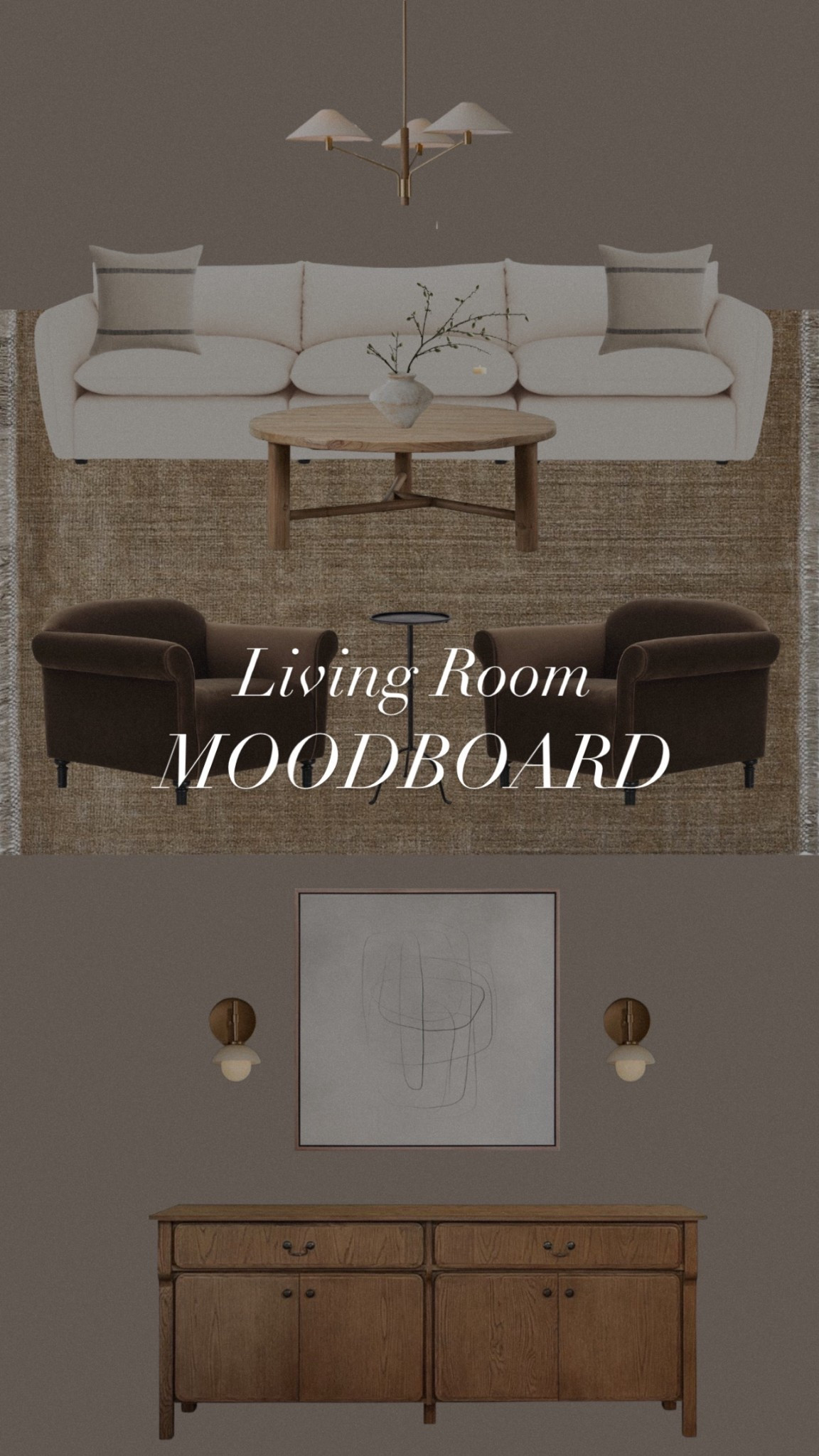 Living Room MOOD BOARD 🤎

#LTKHome