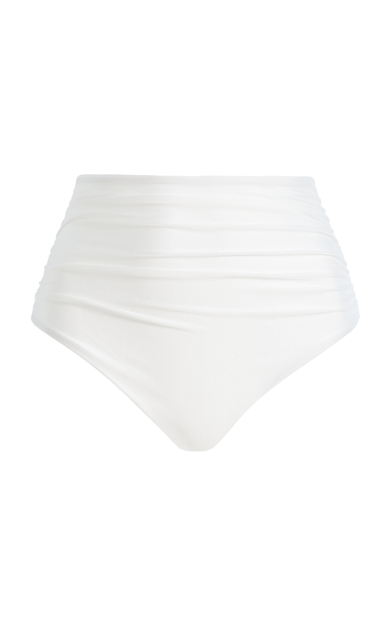 SIMKHAI Teya High-Rise Ruched Bikini Bottoms - Moda Operandi | Moda Operandi (Global)