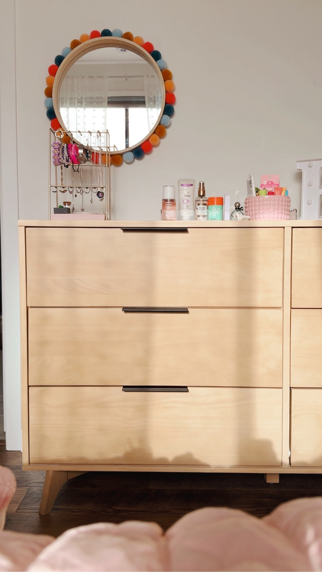 I finally upgraded my 10-year-old’s dresser and honestly… it feels like the end of an era 🥹
She’s had the same white one with crystal knobs since she was little, and it’s been with us through sticker phases, hair clip collections, and a whole lot of messy drawers.
We picked out a more grown-up style together — something simple and sturdy that fits who she’s becoming. I also added a little nightstand to round out her space.
No collab here, just a small but meaningful change that made her feel a little more grown, and me a little more nostalgic.
