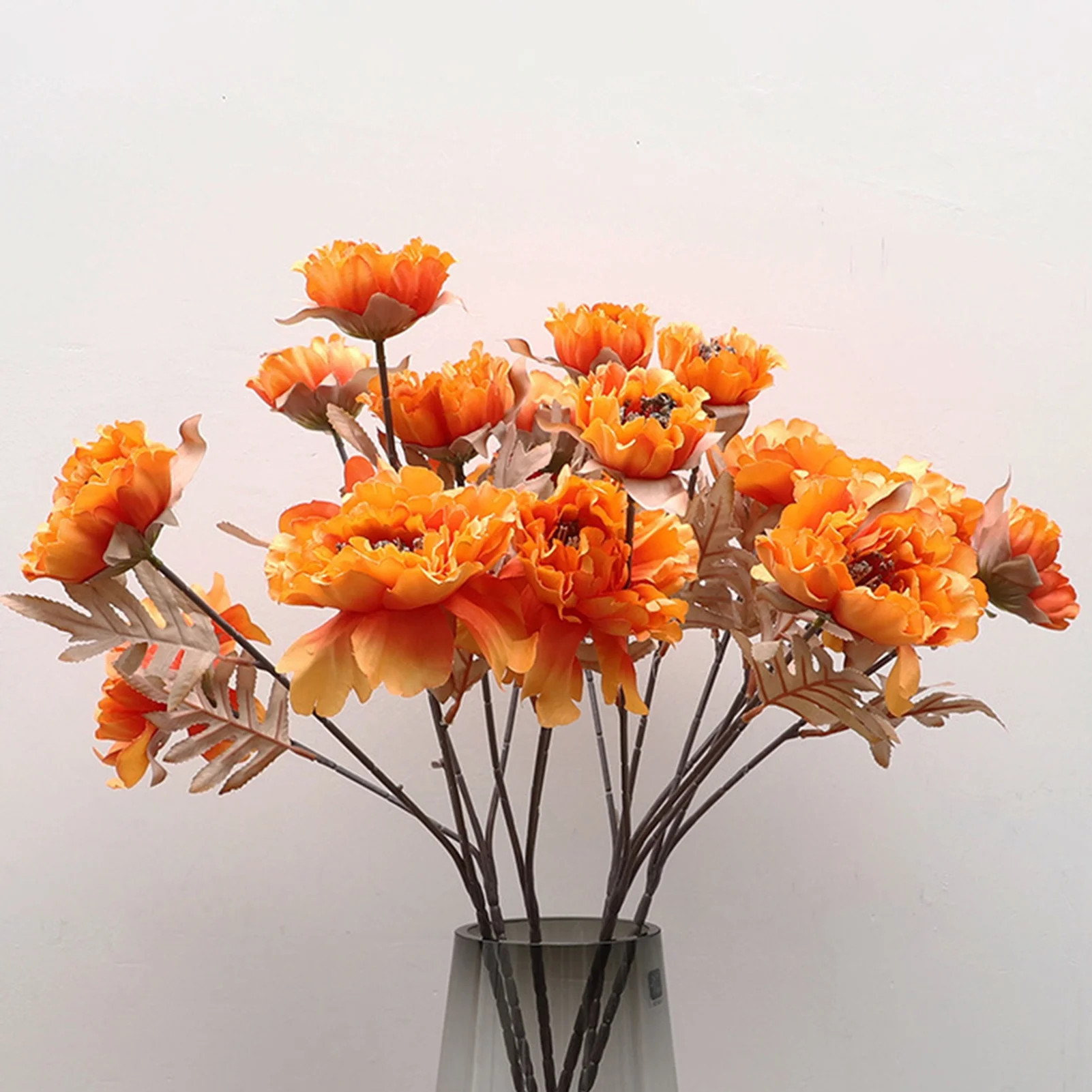 Windfall Artificial Peony Silk Flowers Bouquet Room Home Office Wedding Party Flowers Decor Eco-f... | Walmart (US)