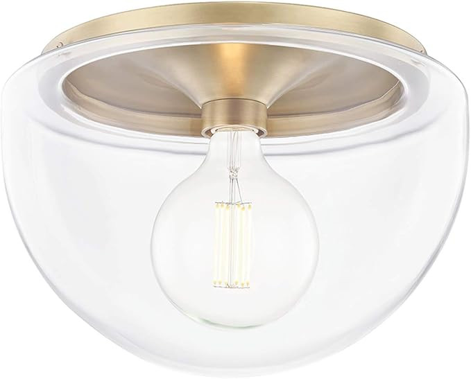 Mitzi H284501L-AGB Grace Flush Mount, Brass | Amazon (US)