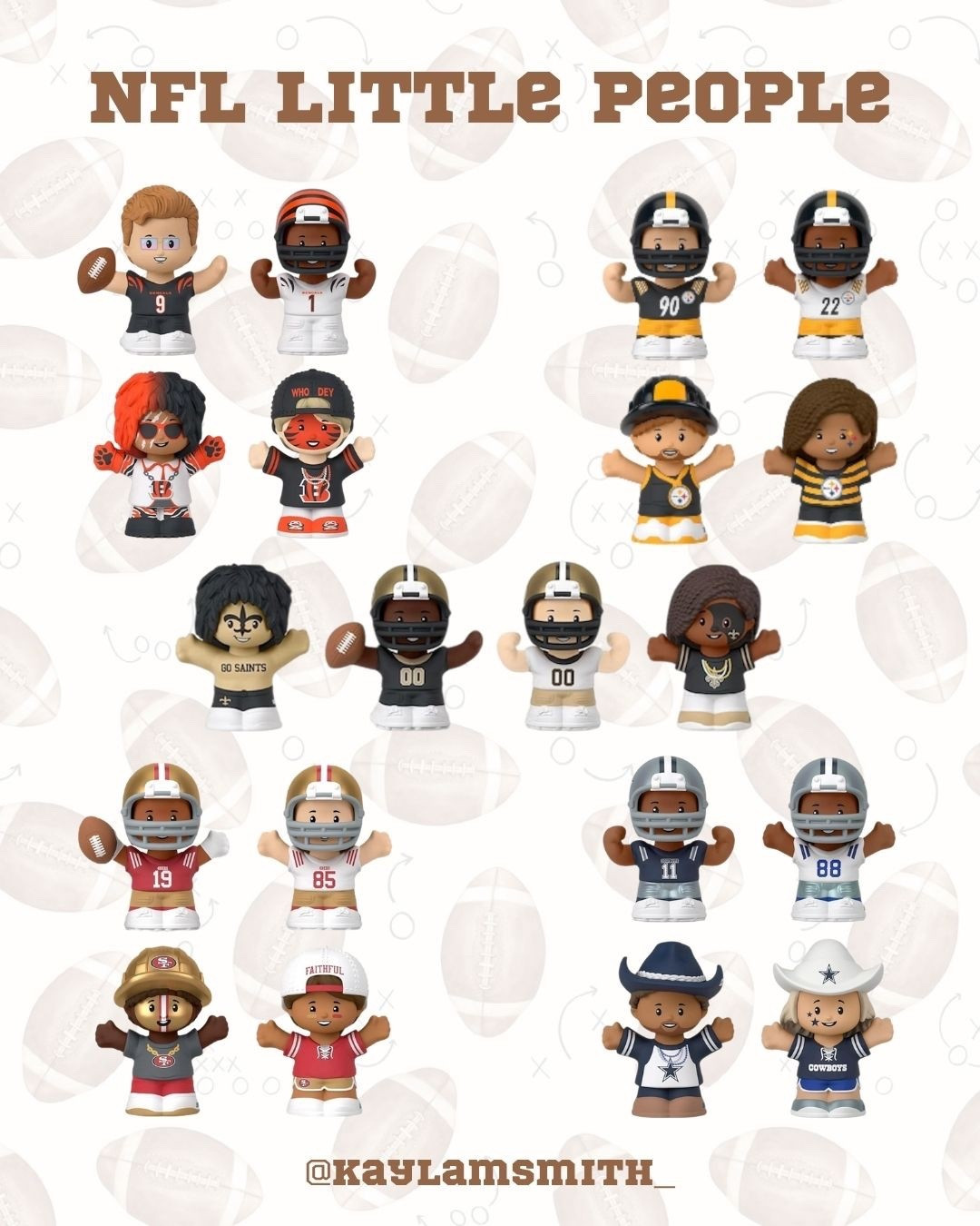 If your little one is obsessed with Little People, these NFL figurines are a great Christmas gift! There are so many NFL teams to choose from. 

#littlepeople #nfl #fisherprice #babyboy #toddlerboy #giftidea #toddlergift #babygift #christmasgift 

#LTKKids #LTKGiftGuide #LTKBaby